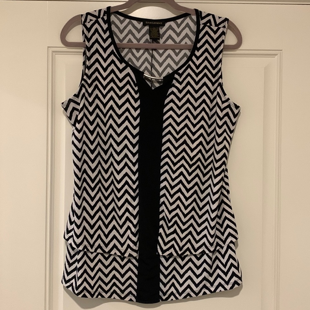 Susan Lawrence Sleeveless Blouse